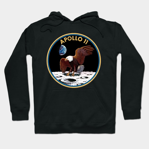 NASA Apollo 11 Insignia Hoodie by FaelynArt